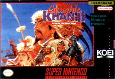 GENGHIS KHAN II: CLAN OF THE GRAY WOLF - SNES