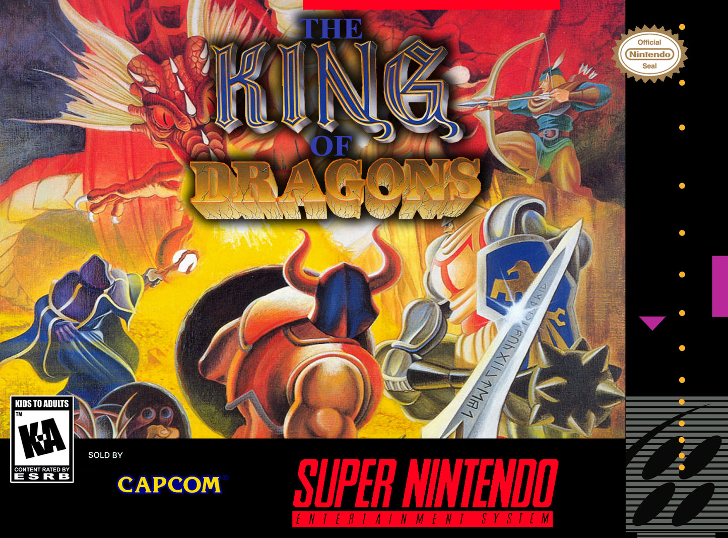 KING OF DRAGONS - SNES