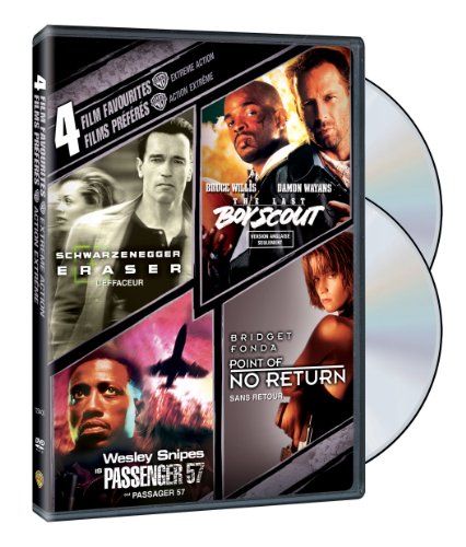 ERASER/LAST BOY SCOUT/PASSENGER 57/NO RE - DVD-4 FILM FAVOURITES