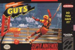 NICKELODEON GUTS - SNES (W/BOX & MANUAL)