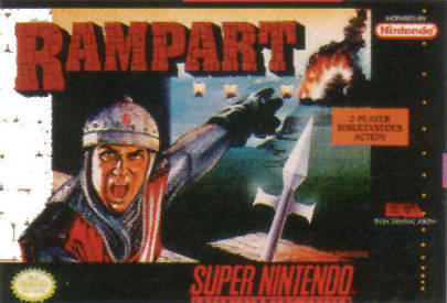RAMPART - NES (W/BOX & MANUAL)