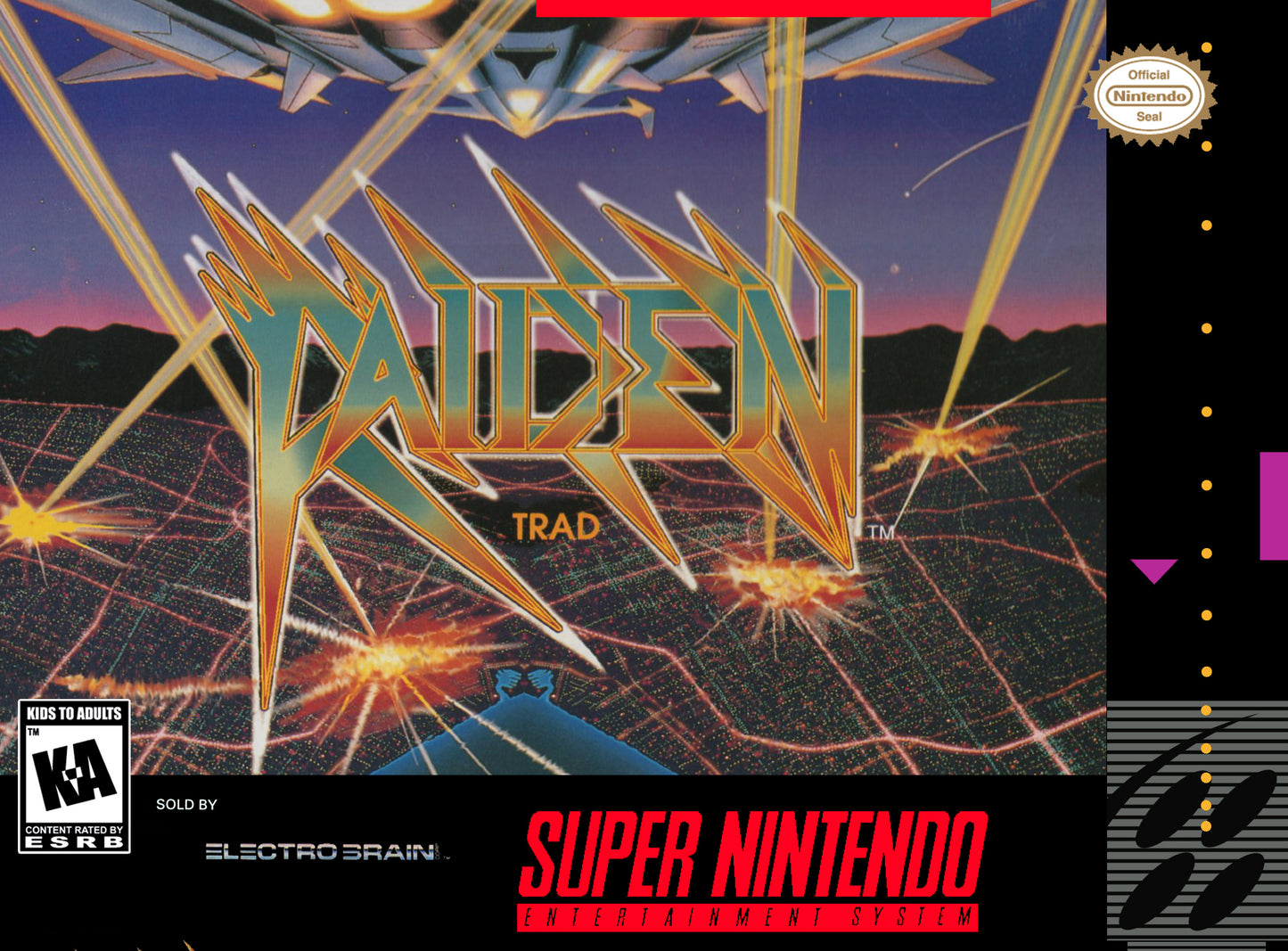 RAIDEN TRAD - SNES (W/BOX)