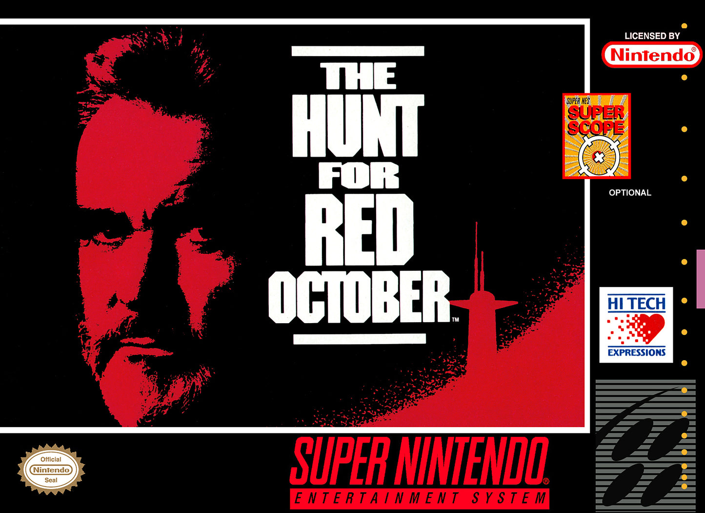 HUNT FOR RED OCTOBER - SNES (W/BOX)