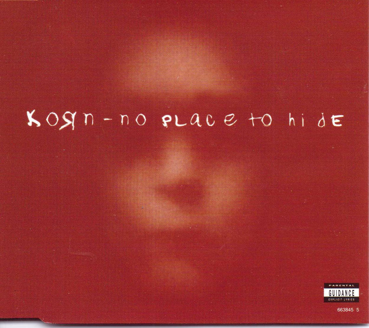 KORN - NO PLACE TO HIDE (CDS-RED COVER)
