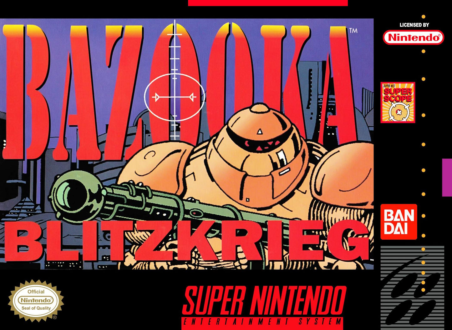 BAZOOKA BLITZKRIEG - SNES