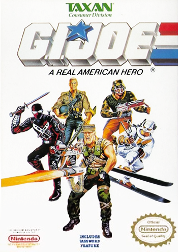 G.I. JOE: A REAL AMERICAN HERO - NES (W/BOX)