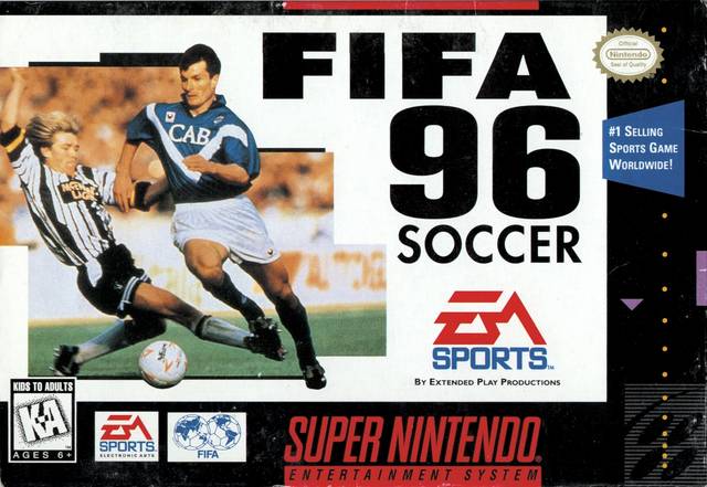 FIFA SOCCER 96 - SNES (W/BOX & MANUAL)