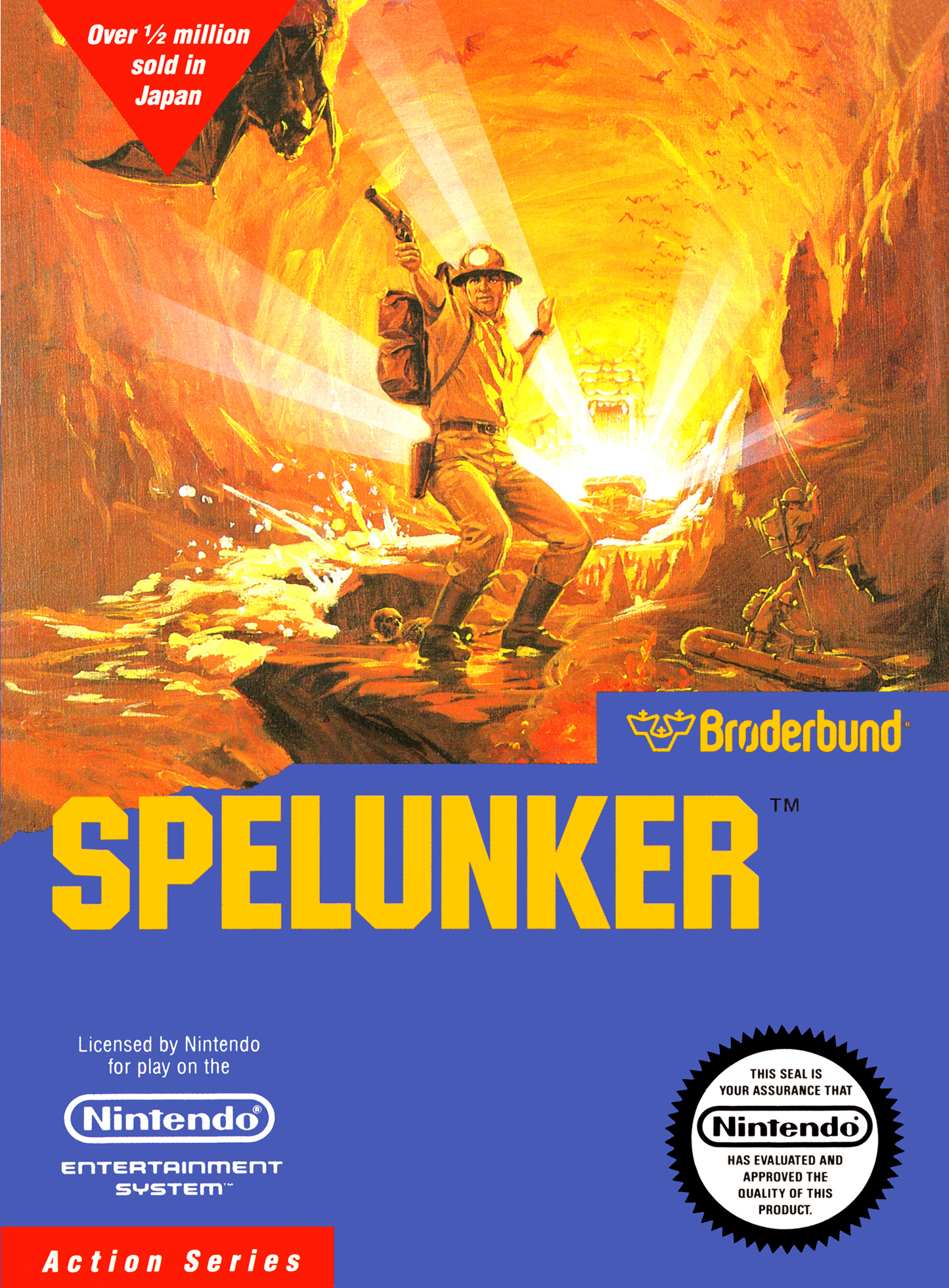 SPELUNKER - NES (W/BOX & MANUAL)