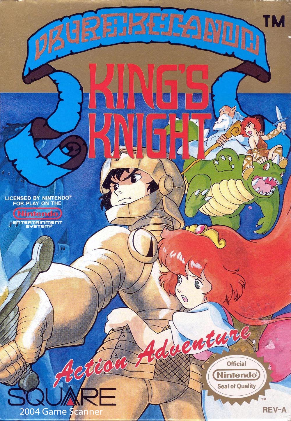 KING'S KNIGHT - NES (W/BOX)