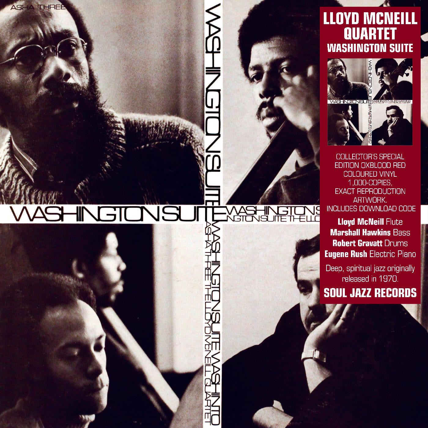 LLOYD MCNEILL QUARTET, THE - WASHINGTON SUITE (INDIE EXCLUSIVE, RED VINYL)