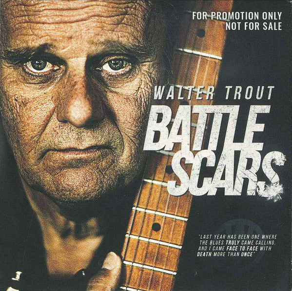 TROUT, WALTER - BATTLE SCARS (CD & BOOK)