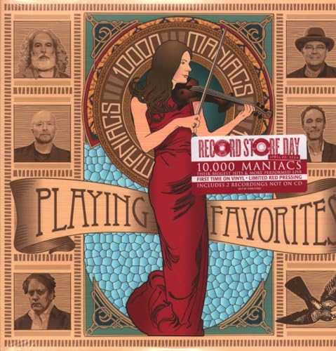 10,000 MANIACS - PLAYING FAVORITES (OPAQUE RED) [RSD24 EX] - VINYL LP(X2) - RSD 2024