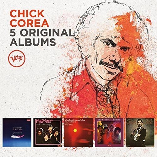 COREA, CHICK - 5 ORIGINAL ALBUMS (5CDS)(VERVE)