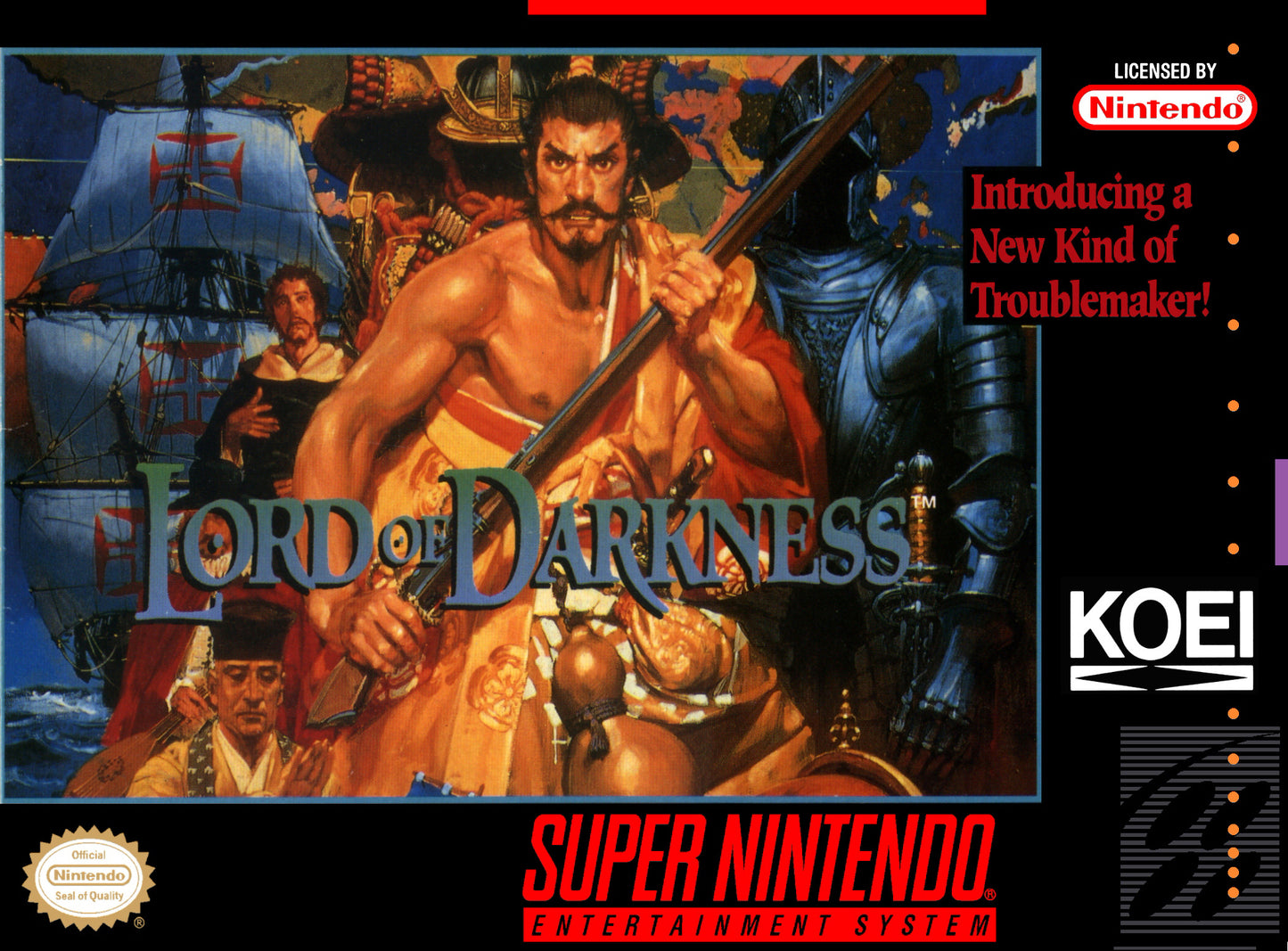LORD OF DARKNESS - SNES (W/BOX & MANUAL)