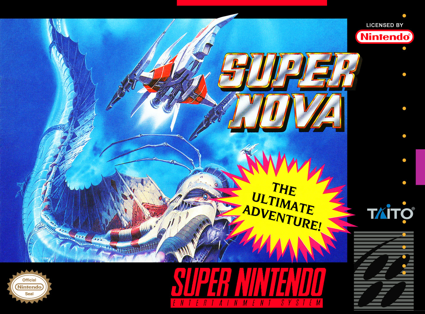 SUPER NOVA - SNES (W/BOX & MANUAL)