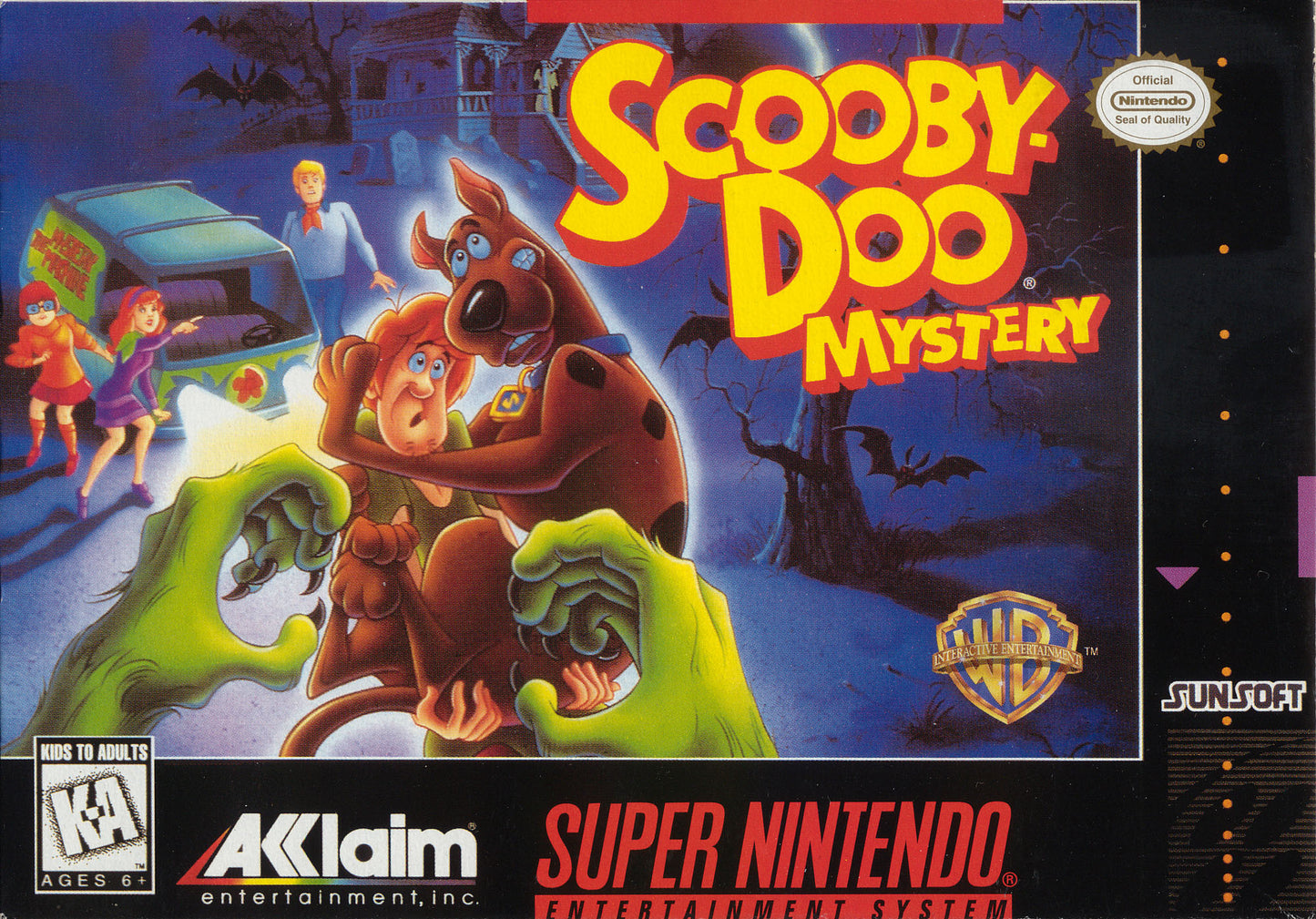 SCOOBY-DOO MYSTERY - SNES (W/BOX & MANUAL)