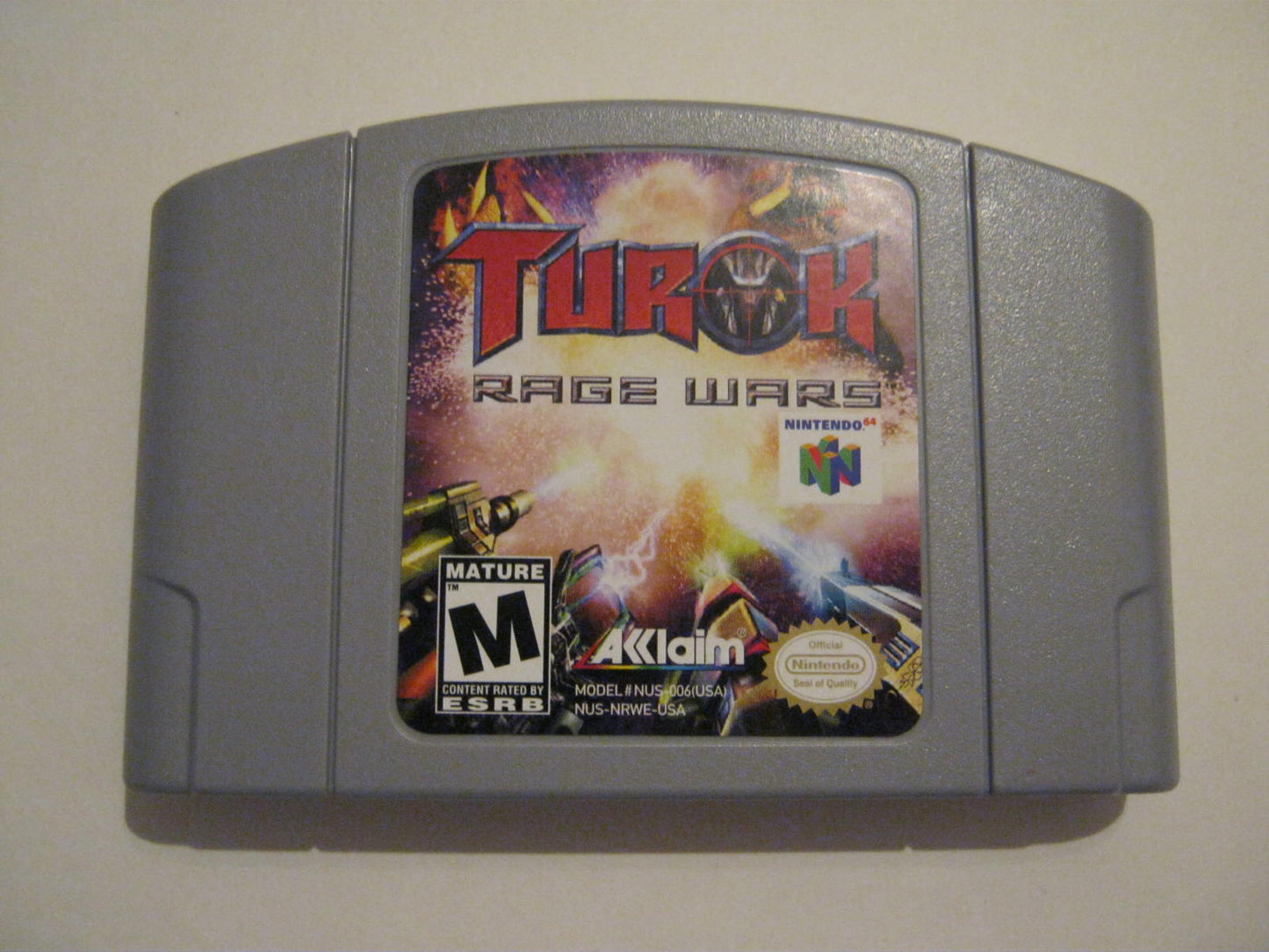 TUROK: RAGE WARS (BLACK CART) - N64
