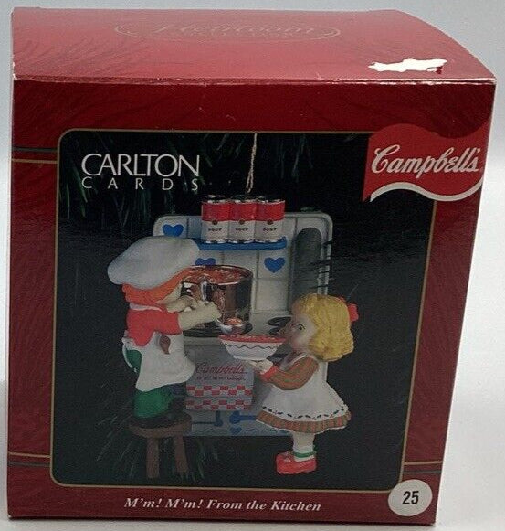 CAMPBELL'S: M'M! M'M FROM THE KITCHEN (DAMAGED BOX) - CARLTON-ORNAMENT-1997