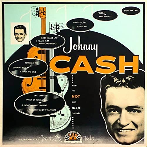 JOHNNY CASH - WITH HIS HOT & BLUE GUITAR (VINYL)