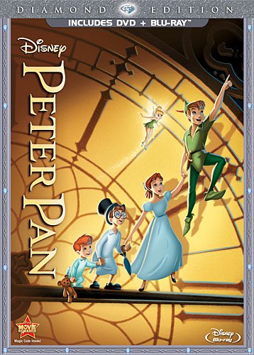 PETER PAN (ANIMATED MOVIE) - BLU-1953-DISNEY-DIAMOND ED. (DVD CASE)