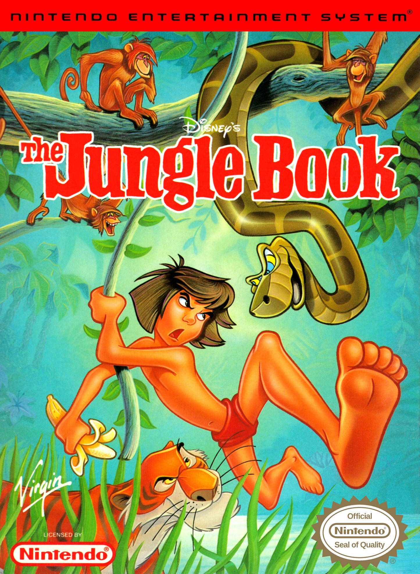 JUNGLE BOOK  - NES (W/BOX)