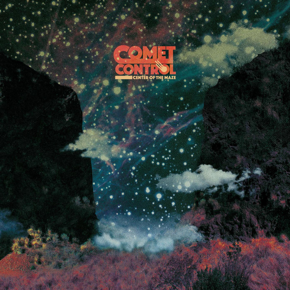 COMET CONTROL - CENTER OF THE MAZE (CLEAR BLUE VINYL)
