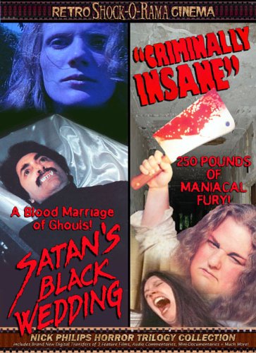 SATAN'S BLACK WEDDING/CRIMINALLY INSANE  - DVD-DOUBLE FEATURE
