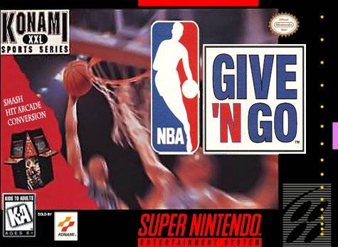 NBA GIVE 'N GO  - SNES (W/BOX)