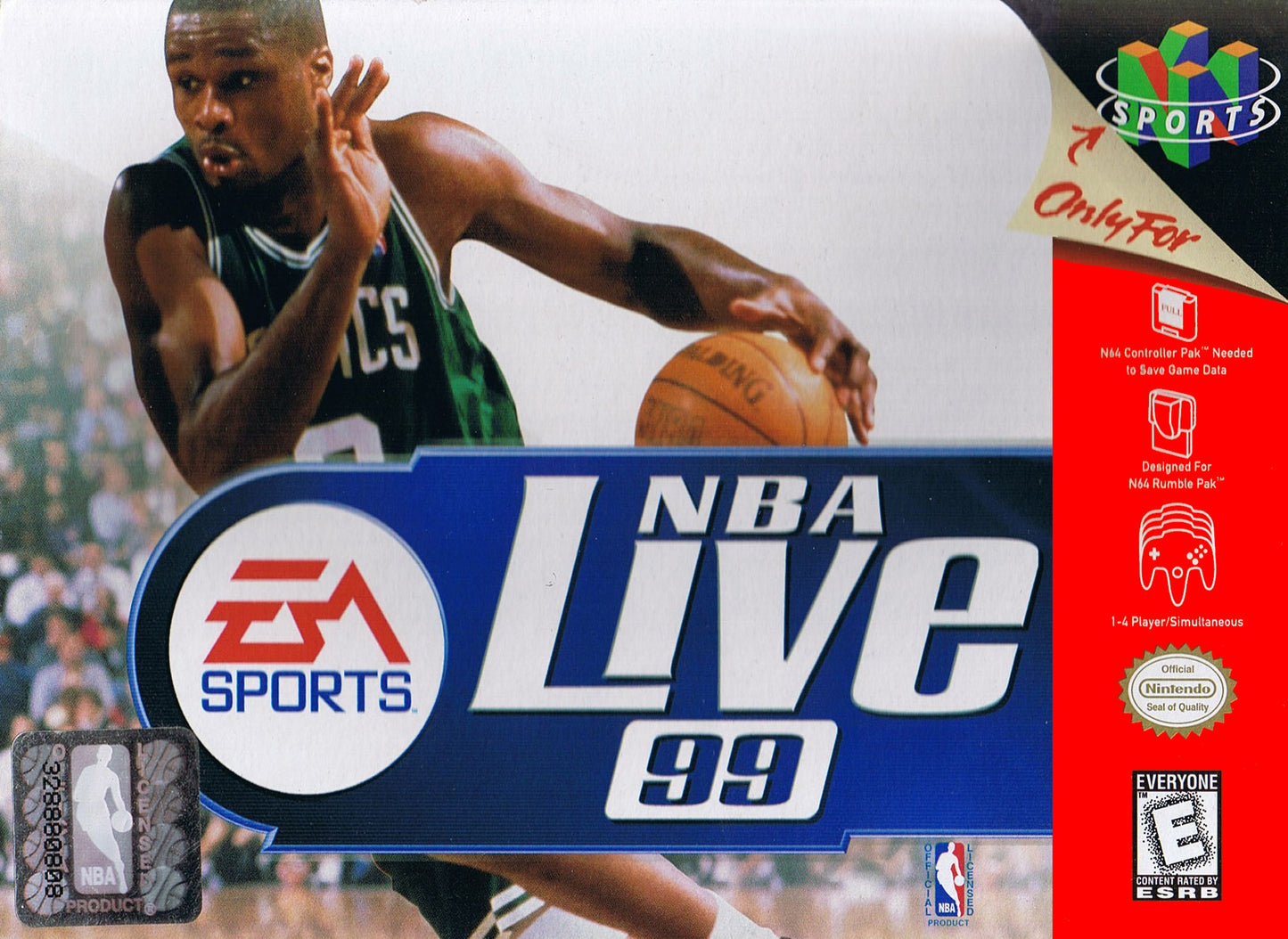 NBA LIVE 99  - N64 (CARTRIDGE ONLY)