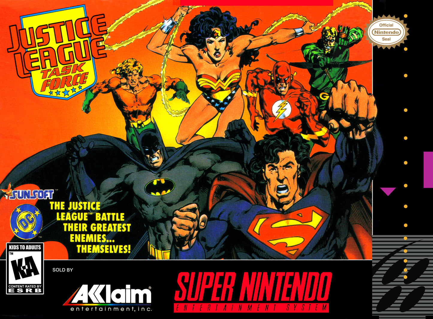 JUSTICE LEAGUE TASK FORCE  - SNES