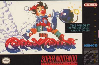 KID KLOWN IN CRAZY CHASE  - SNES (W/BOX)