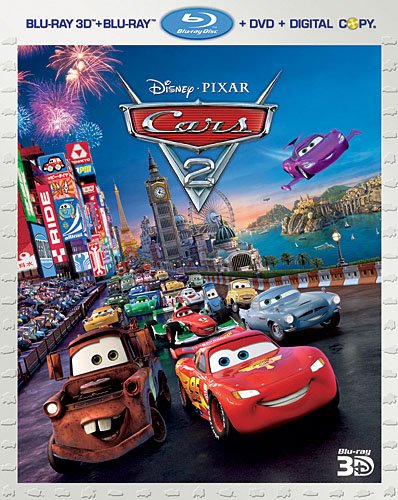 CARS 2 [BLU-RAY 3D + BLU-RAY + DVD + DIGITAL COPY] (BILINGUAL)