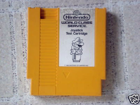 CONTROL DECK TEST CARTRIDGE (GREY CART)  - NES
