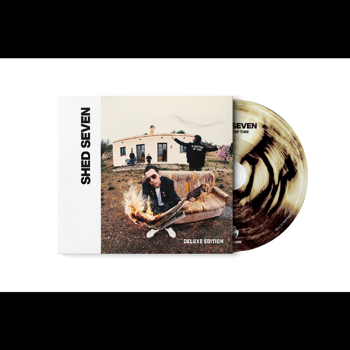 SHED SEVEN - A MATTER OF TIME (BLACK/RED MARBLE VINYL)