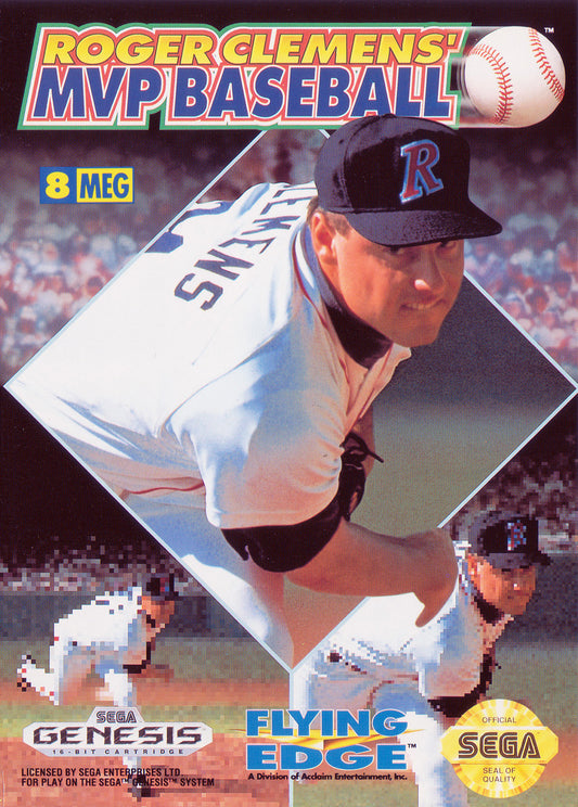 ROGER CLEMENS' MVP BASEBALL  - NES (CARTRIDGE ONLY)