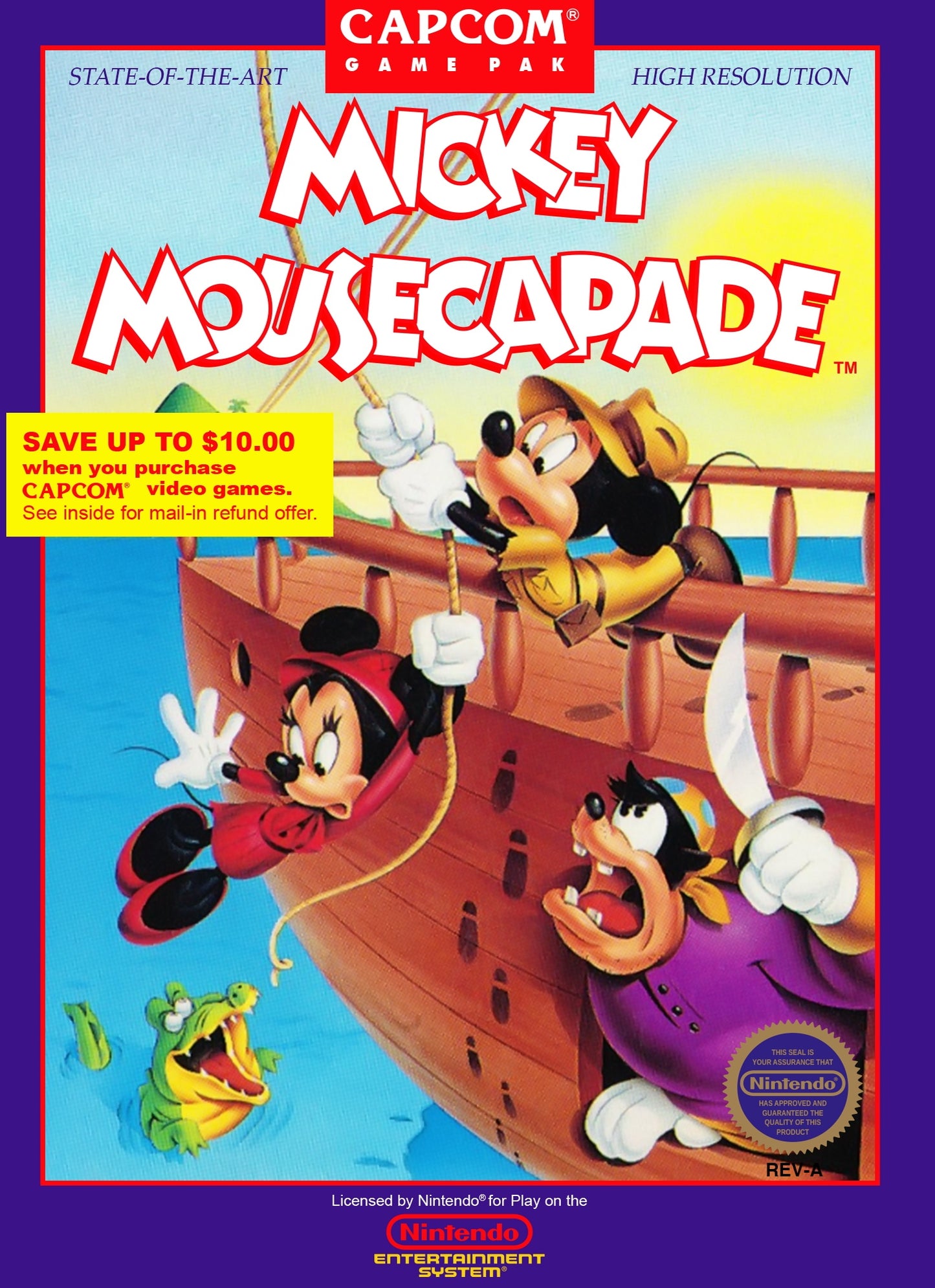MICKEY MOUSECAPADE  - NES