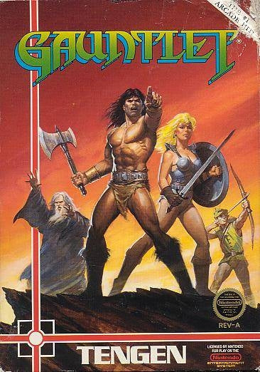 GAUNTLET [GRAY CART]  - NES (CARTRIDGE ONLY)