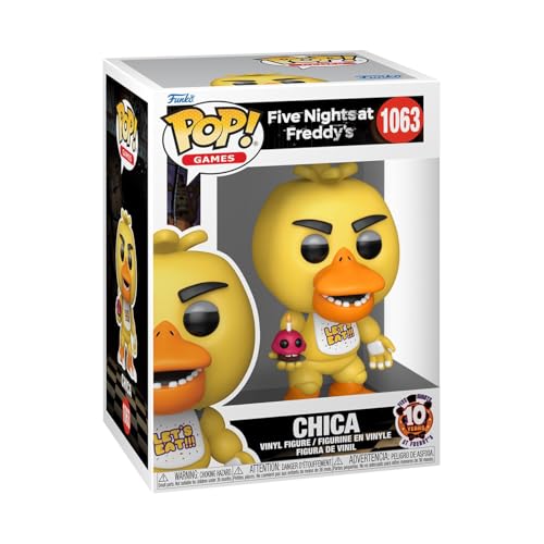 FIVE NIGHTS AT FREDDY'S: CHICA #1063 - FUNKO POP!-10TH ANN