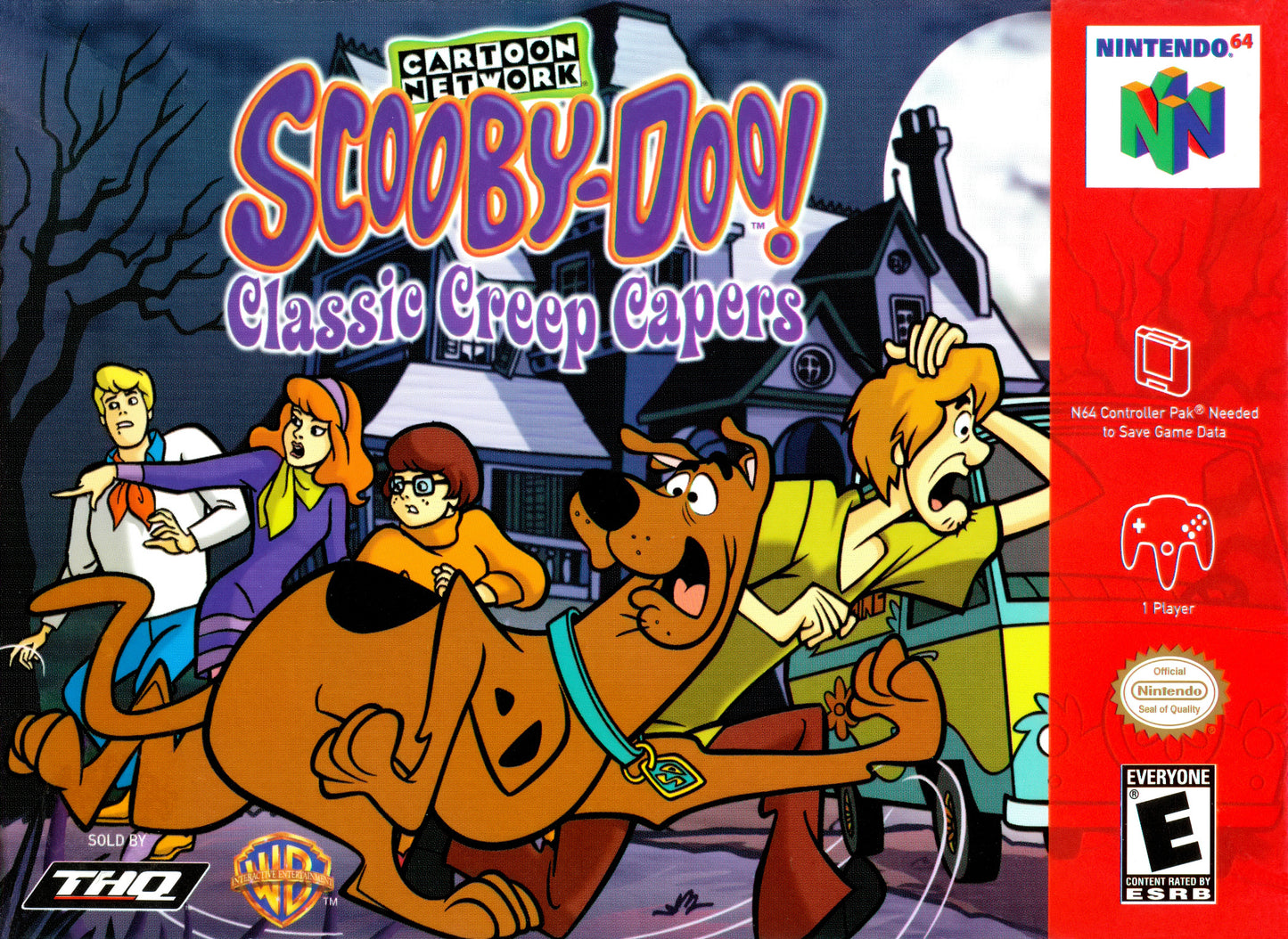 SCOOBY-DOO CREEP CAPERS  - N64
