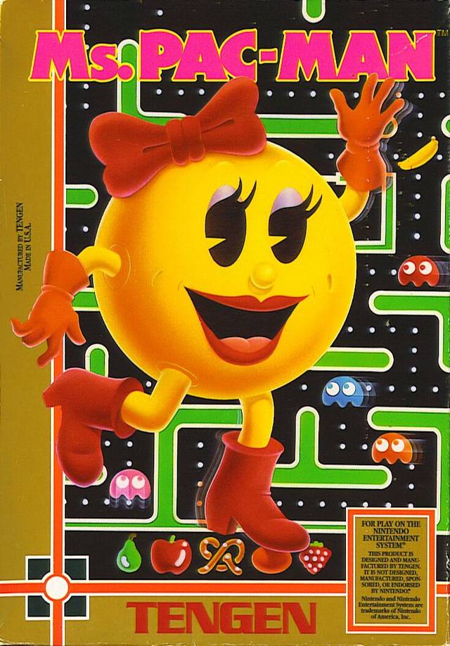 PAC-MAN (TENGEN)  - NES