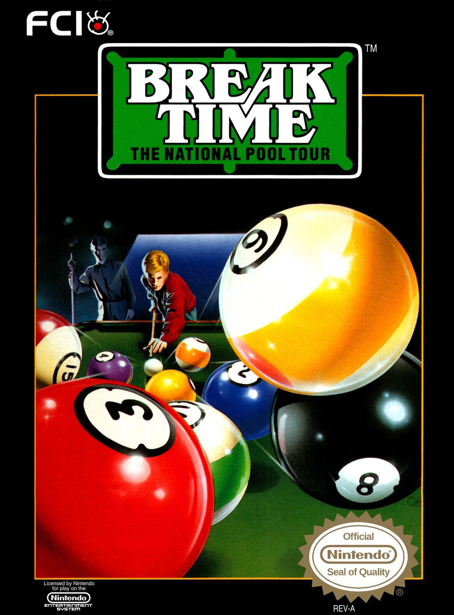BREAK TIME: THE NATIONAL POOL TOUR  - NES
