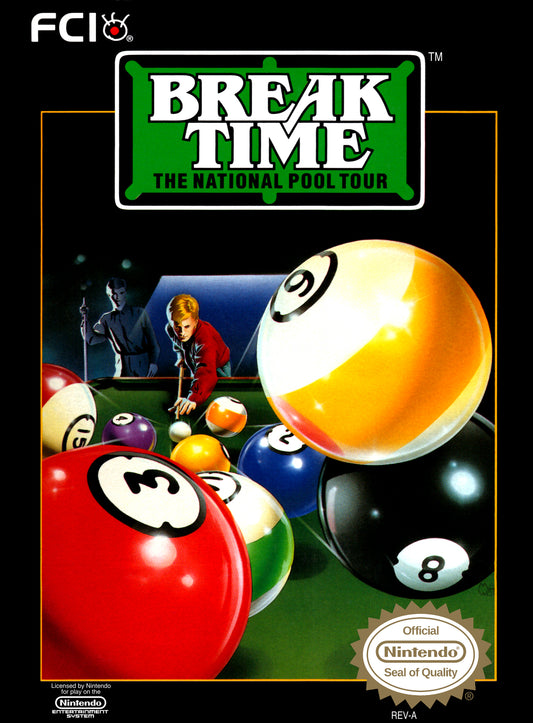 BREAK TIME: THE NATIONAL POOL TOUR  - NES
