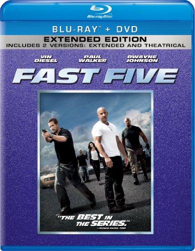 FAST FIVE (FAST & FURIOUS)  - BLU-INC. DVD COPY
