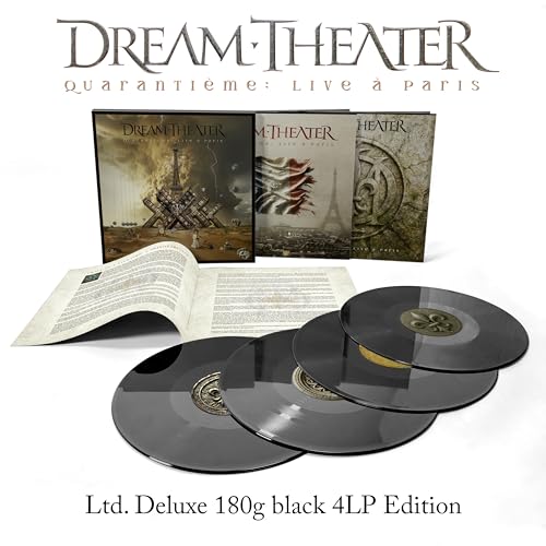 DREAM THEATER - QUARANTIEME: LIVE A PARIS (LIMITED DELUXE BLACK 4LP EDITION)