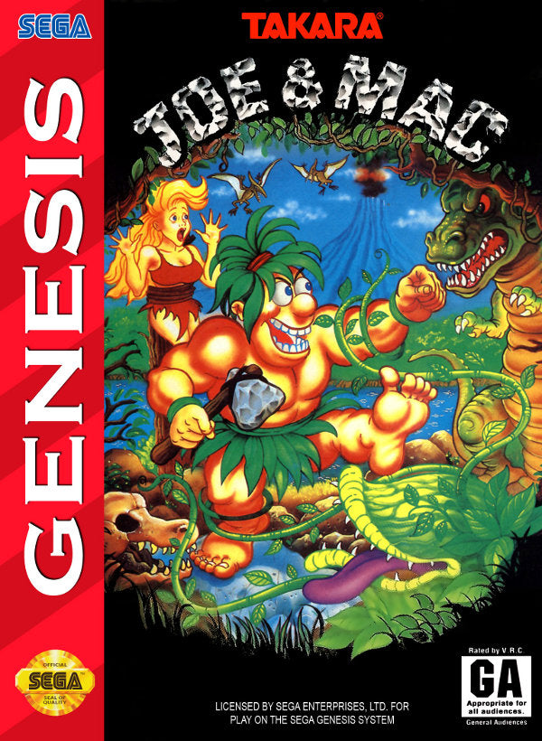 JOE & MAC  - GENESIS  (CARTRIDGE ONLY)