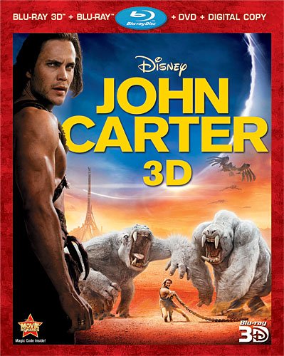 JOHN CARTER [BLU-RAY 3D + BLU-RAY + DVD + DIGITAL COPY]