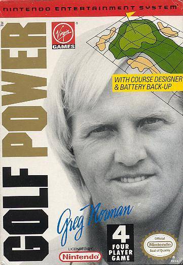 GREG NORMAN'S GOLF POWER  - NES (W/BOX & MANUAL)