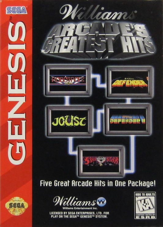 WILLIAMS ARCADE'S GREATEST HITS  - GENESIS