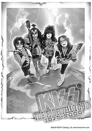 KISS: FAREWELL TOUR 1973-2000 - TEXTILE POSTER-29.5"X43"