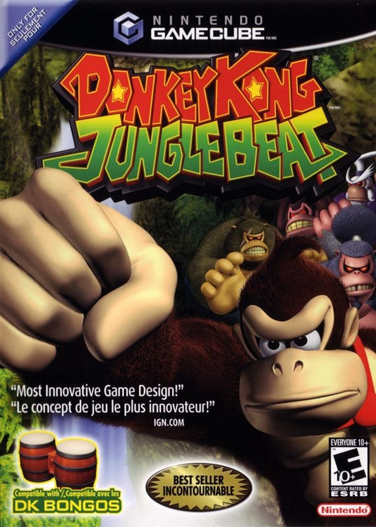 DONKEY KONG: JUNGLEBEAT [WITH BONGOS]  - GCB